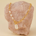 Collar Perla Dorado