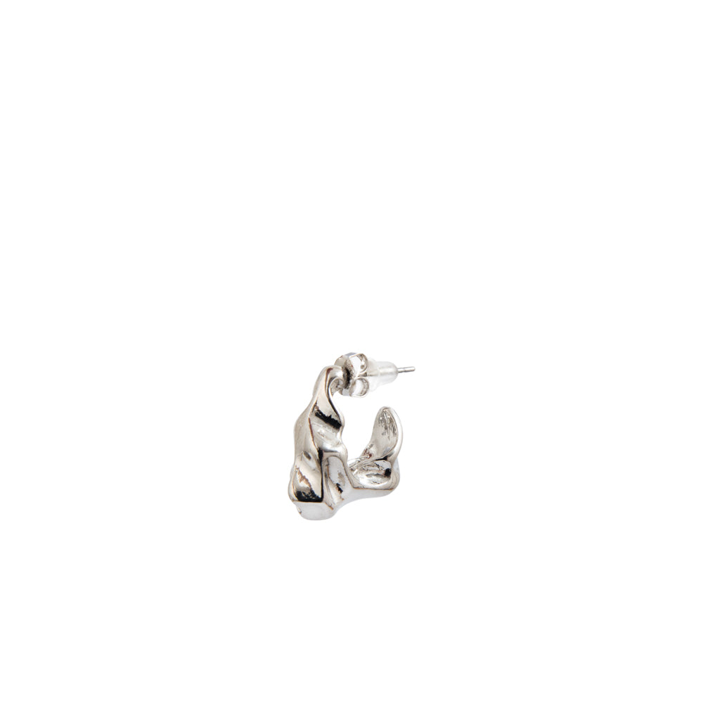 Aretes Melted Plateado