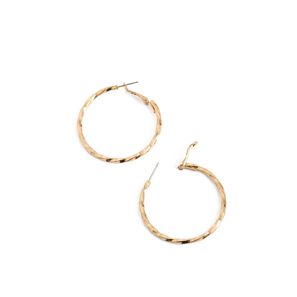 Aretes Argolla D267 Dorado