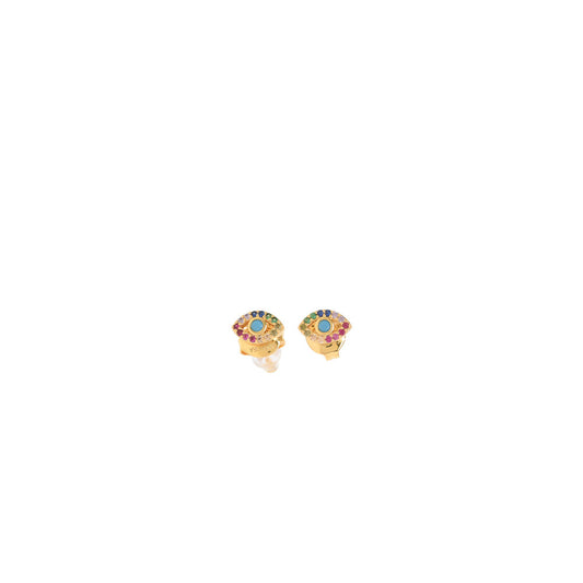 Aretes Lucky Dorado