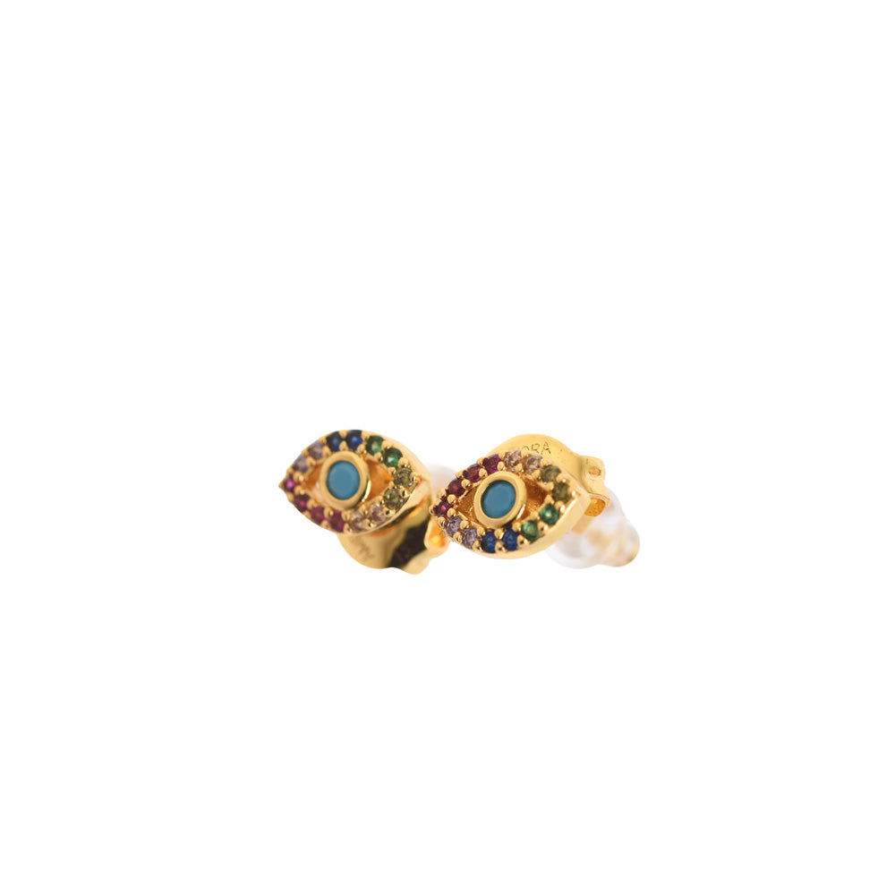 Aretes Lucky Dorado