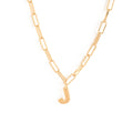 Collar Inicial J Dorado