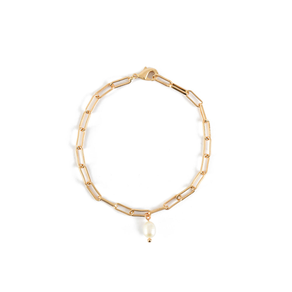 Pulsera Perlina Dorado
