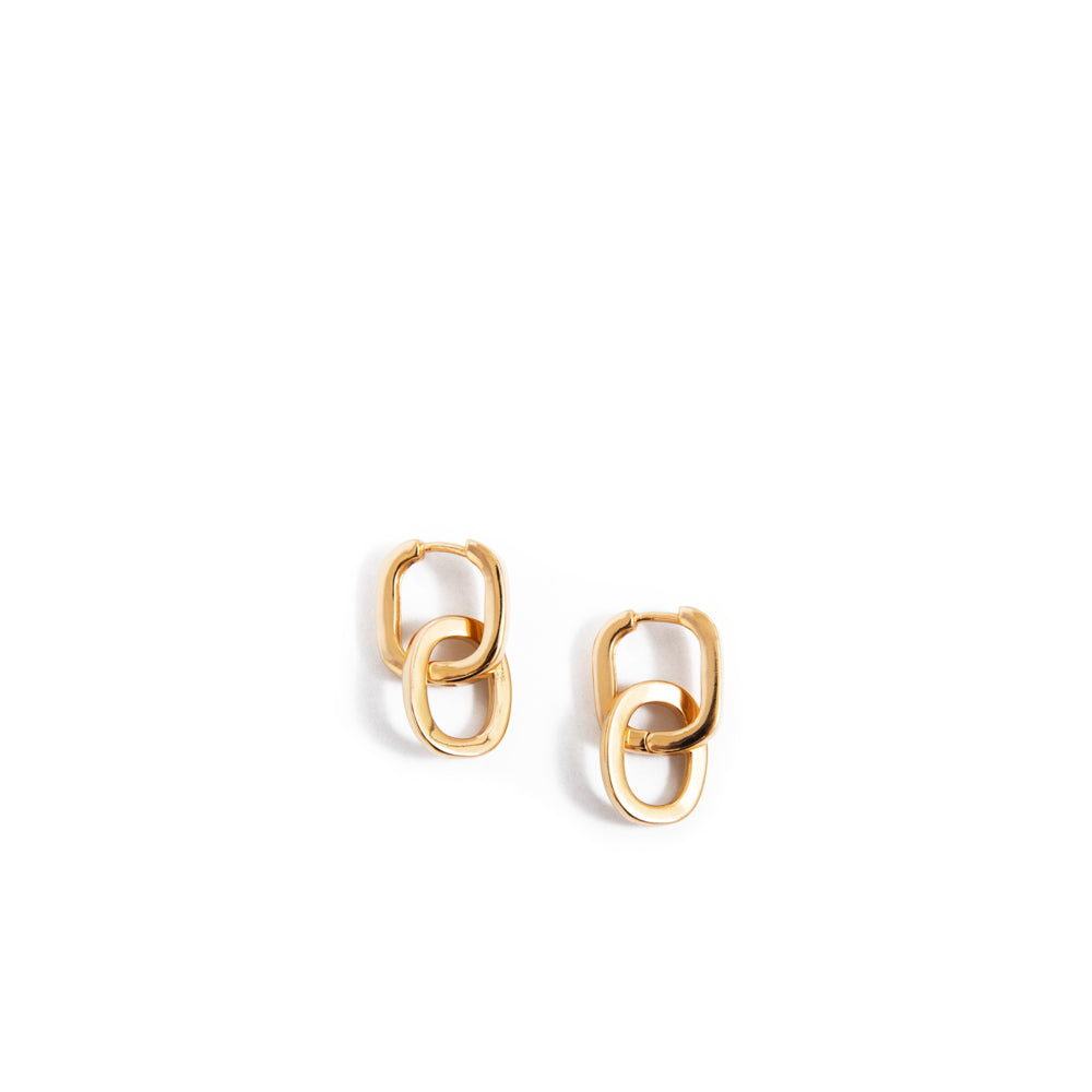 Aretes Cadenas D441 Dorado