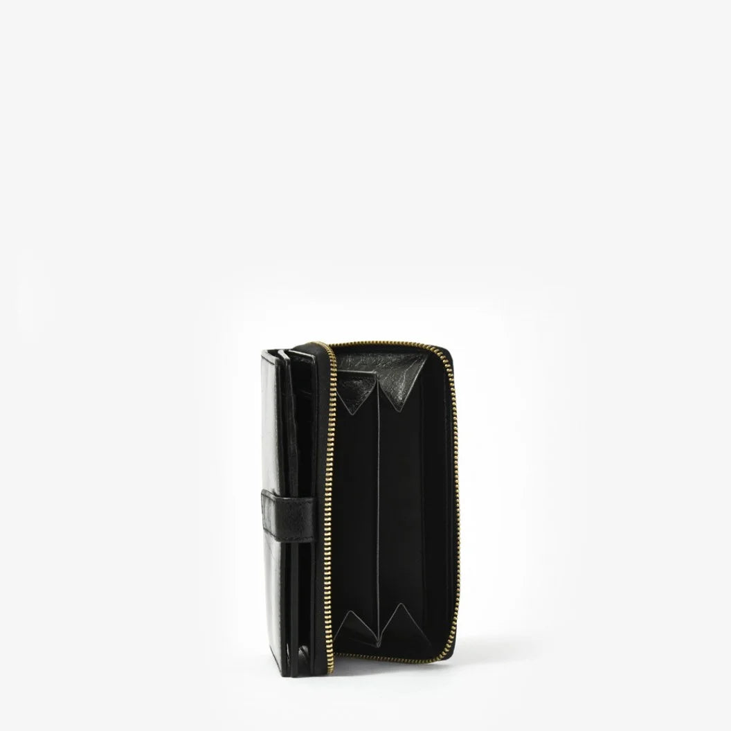 Billetera Cierre Exterior Kami Negro