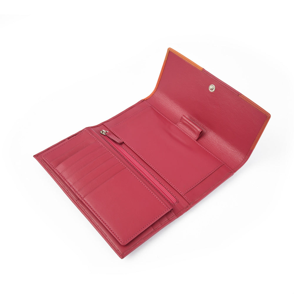Billetera Grande Dauphin Fucsia
