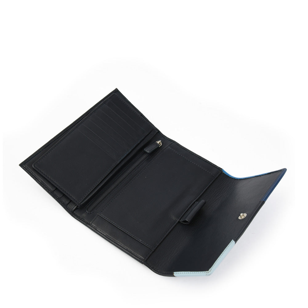 Billetera Grande Dauphin Azul Oscuro