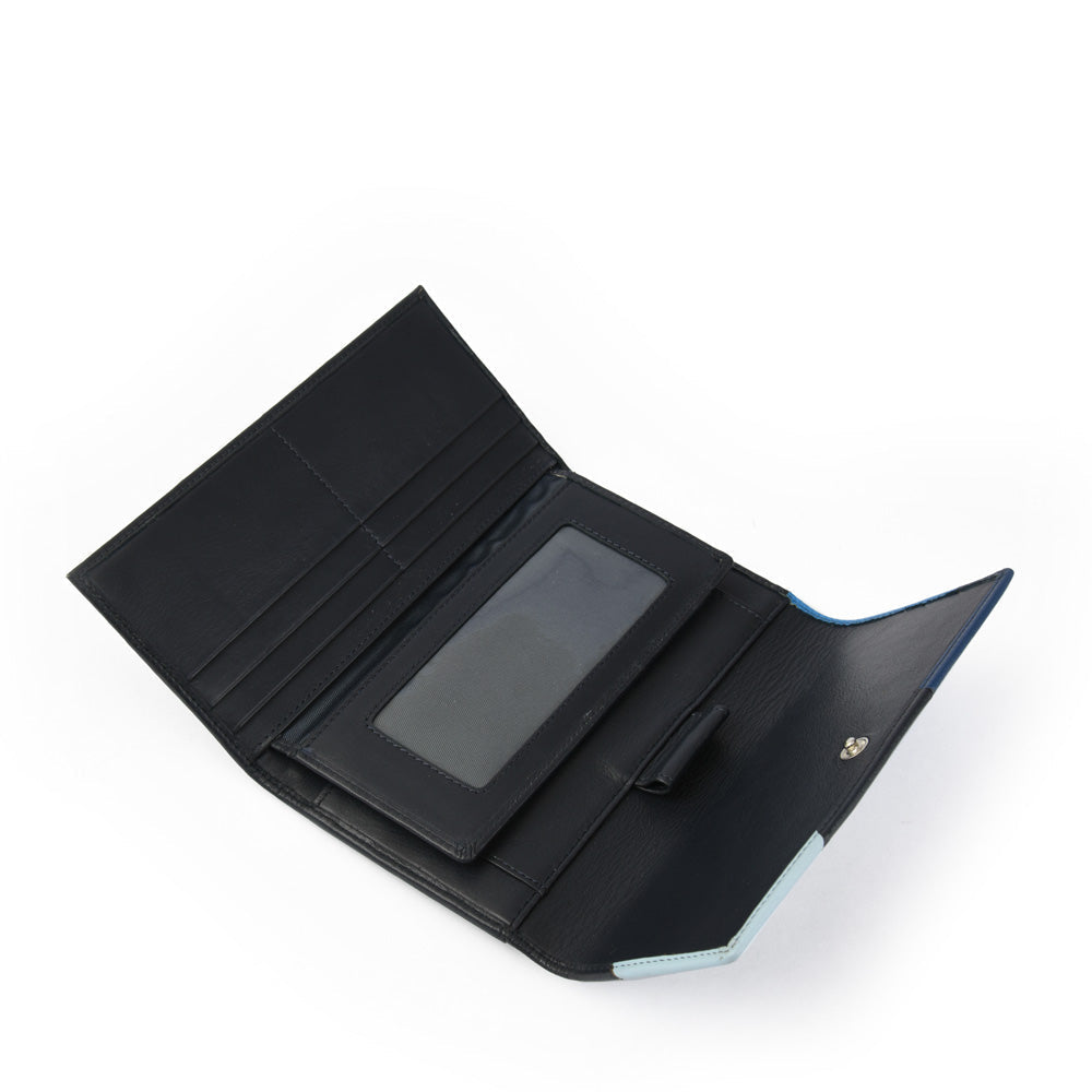 Billetera Grande Dauphin Azul Oscuro