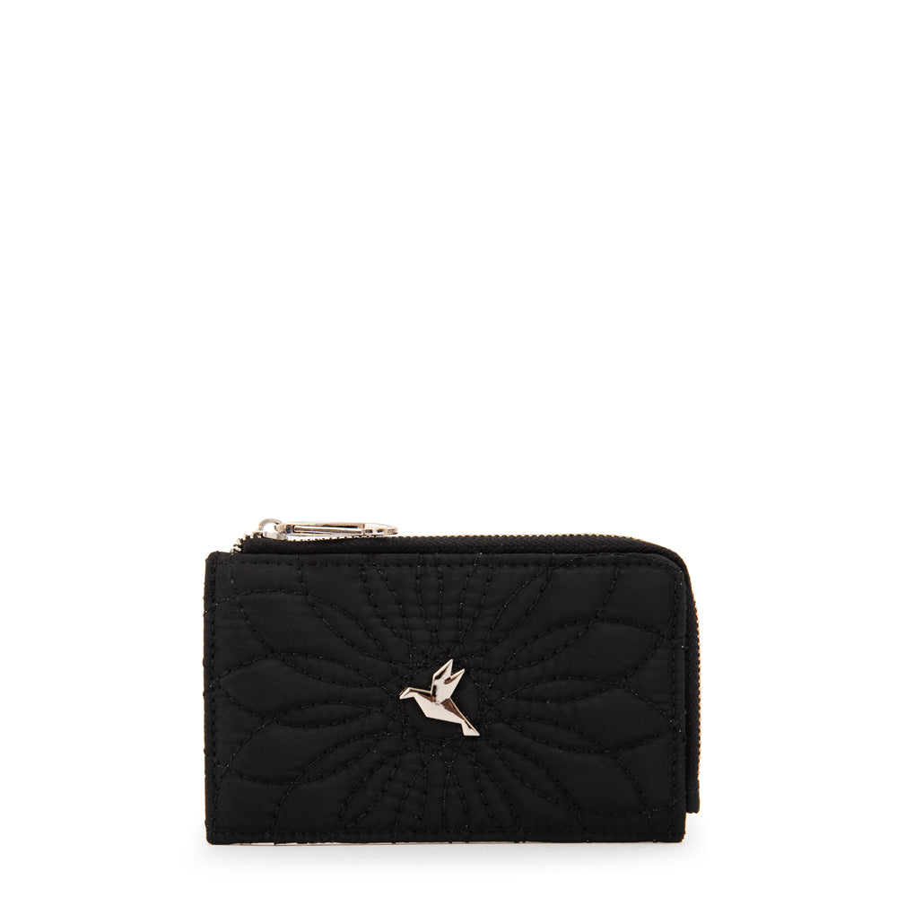 Billetera Cierre Exterior Carlota Negro