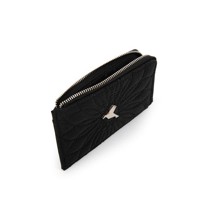 Billetera Cierre Exterior Carlota Negro