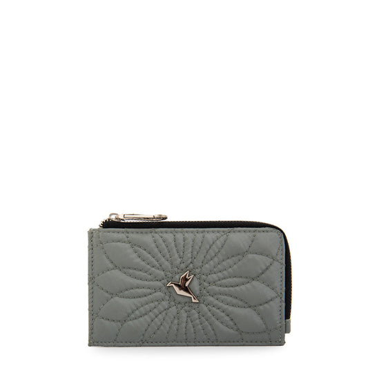 Billetera Cierre Exterior Carlota Verde Oscuro