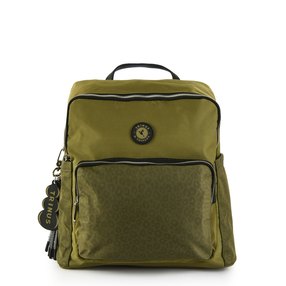 Mochila Porta Laptop 14" Fara Verde Oscuro