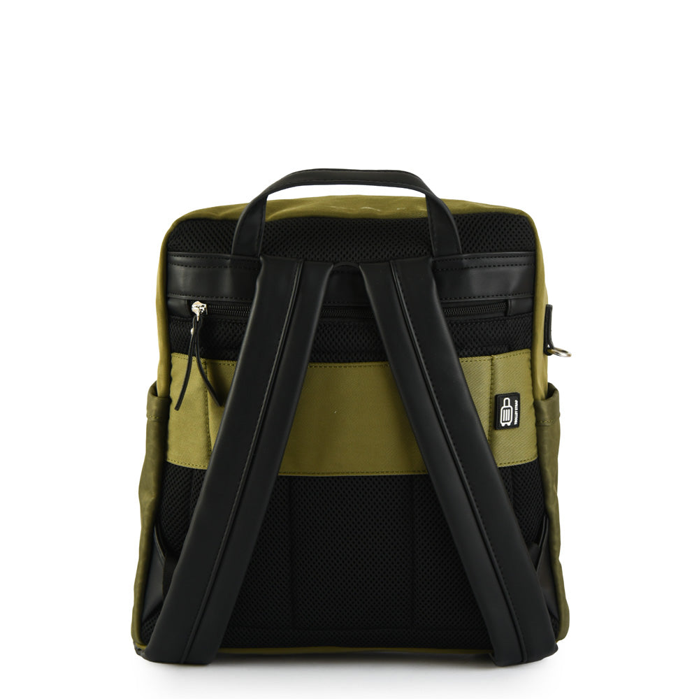 Mochila Porta Laptop 14" Fara Verde Oscuro
