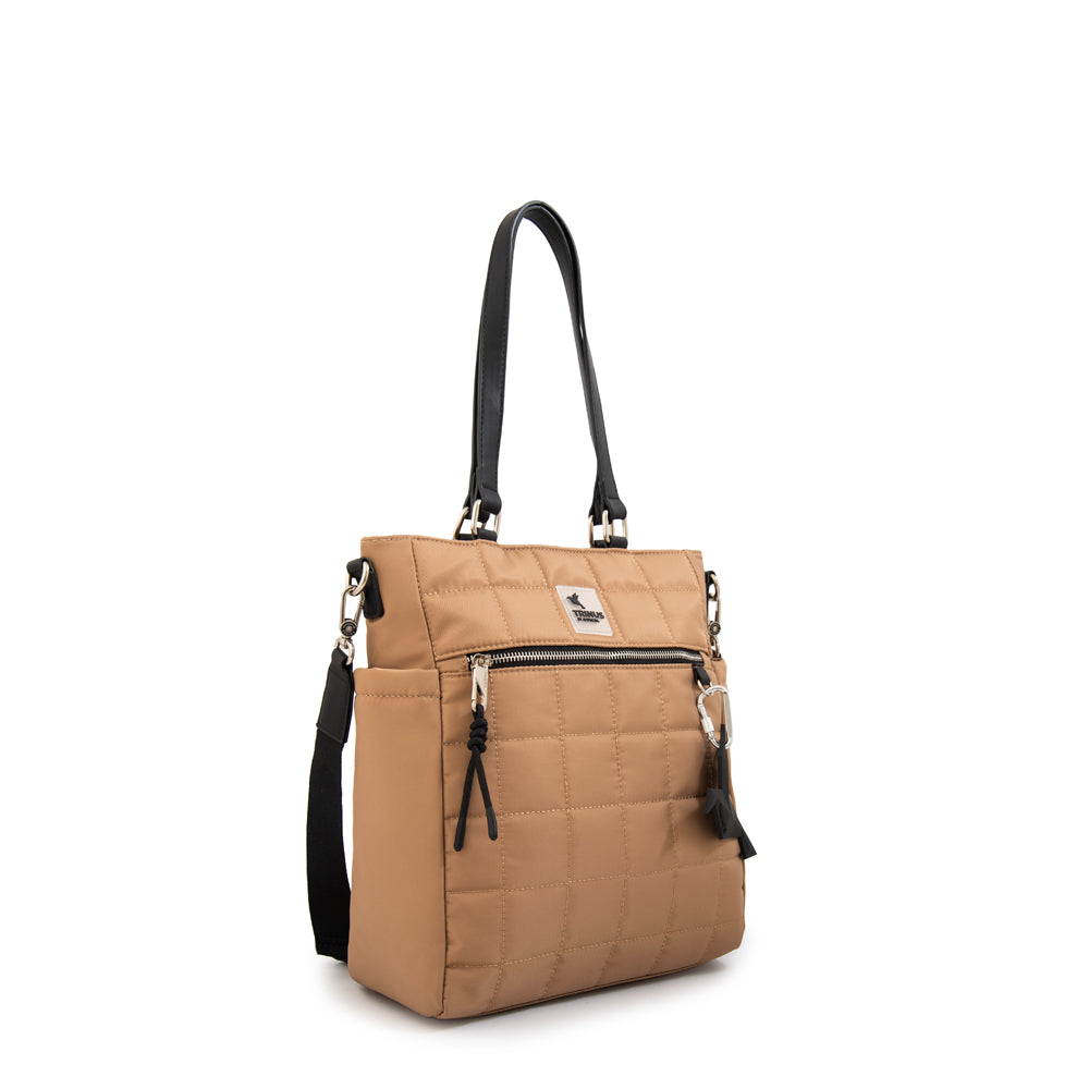 Cartera Dos Asas Belina Beige Oscuro