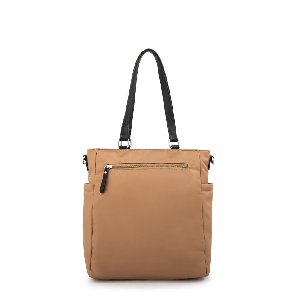 Cartera Dos Asas Belina Beige Oscuro
