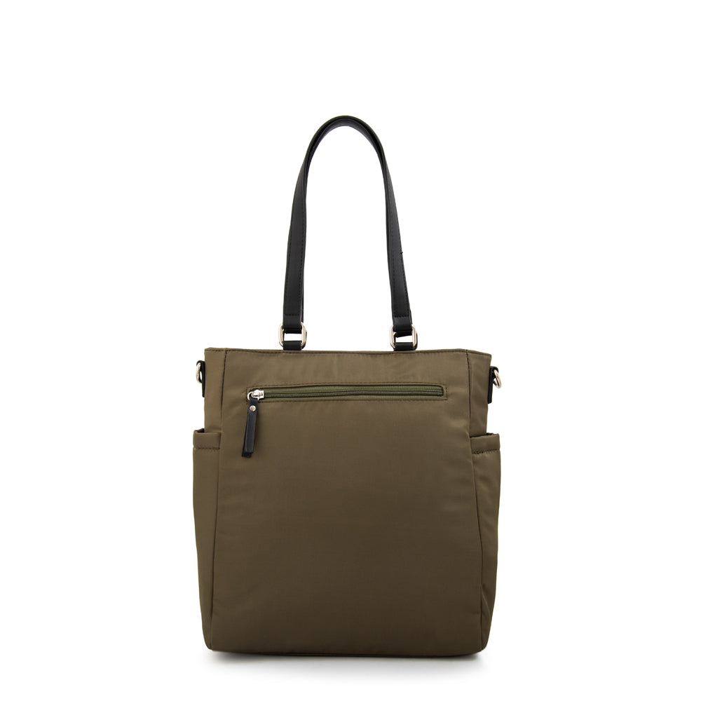 Cartera Dos Asas Belina Verde Oliva