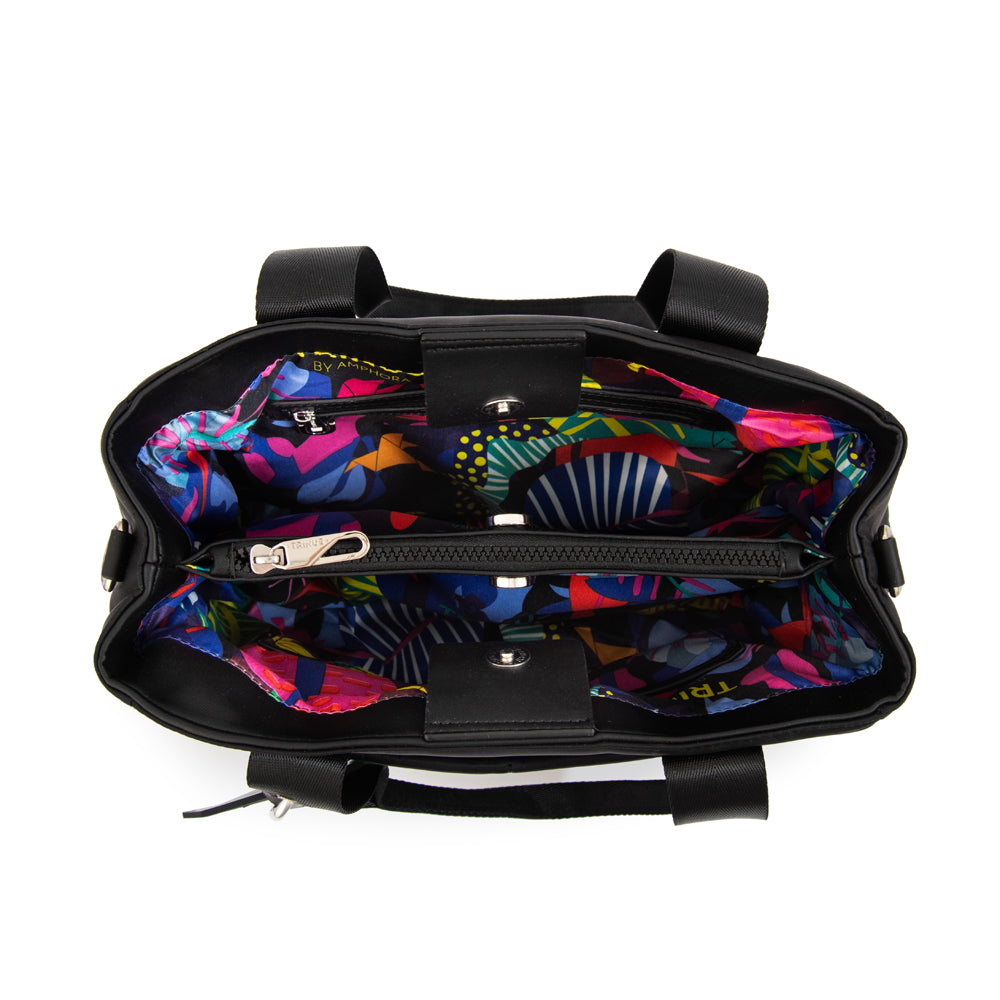Cartera Dos Asas Juliana Negro