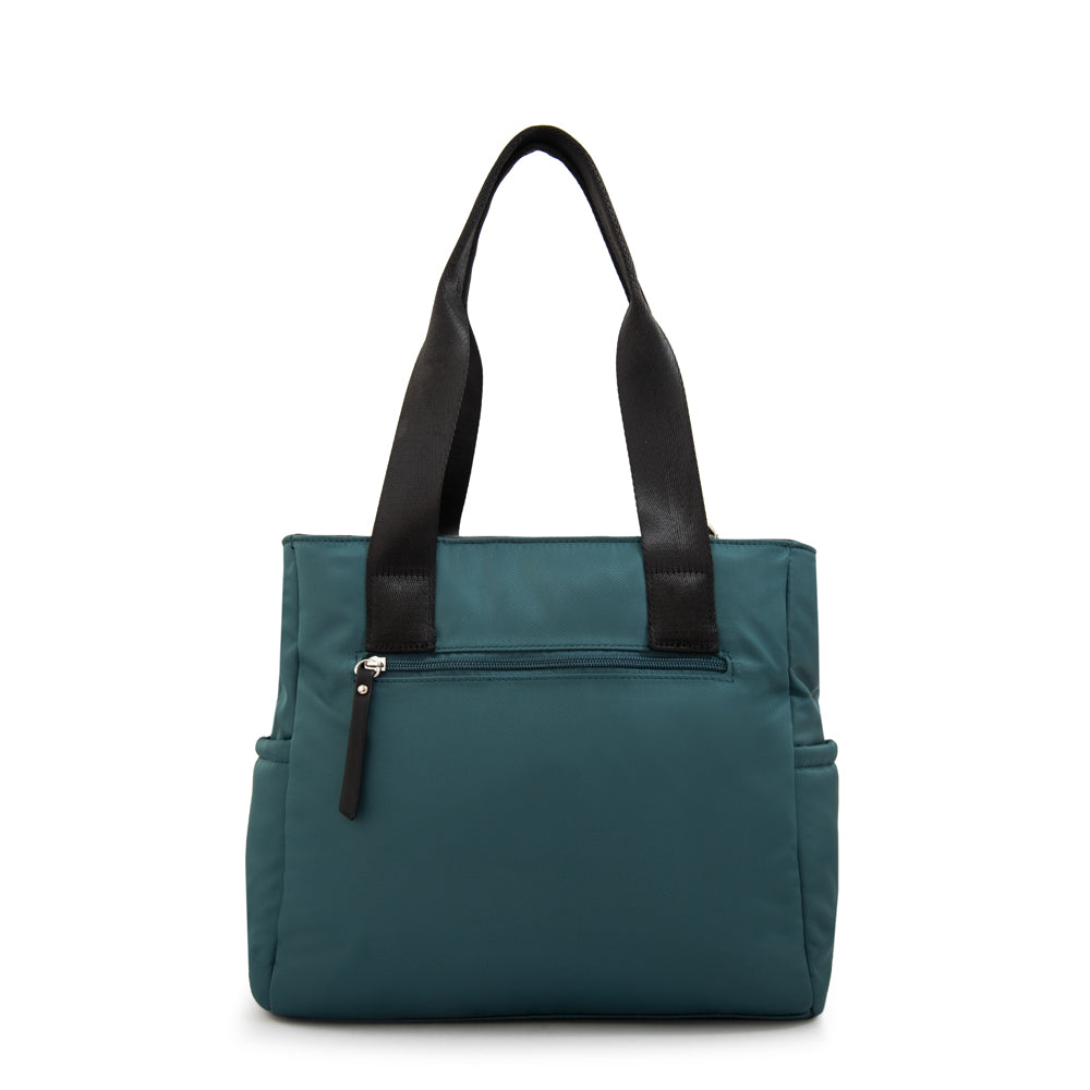 Cartera Dos Asas Juliana Petroleo Oscuro