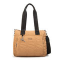 Cartera Dos Asas Ivanca Beige Oscuro