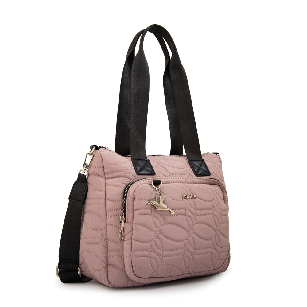 Cartera Dos Asas Ivanca Rosa Viejo