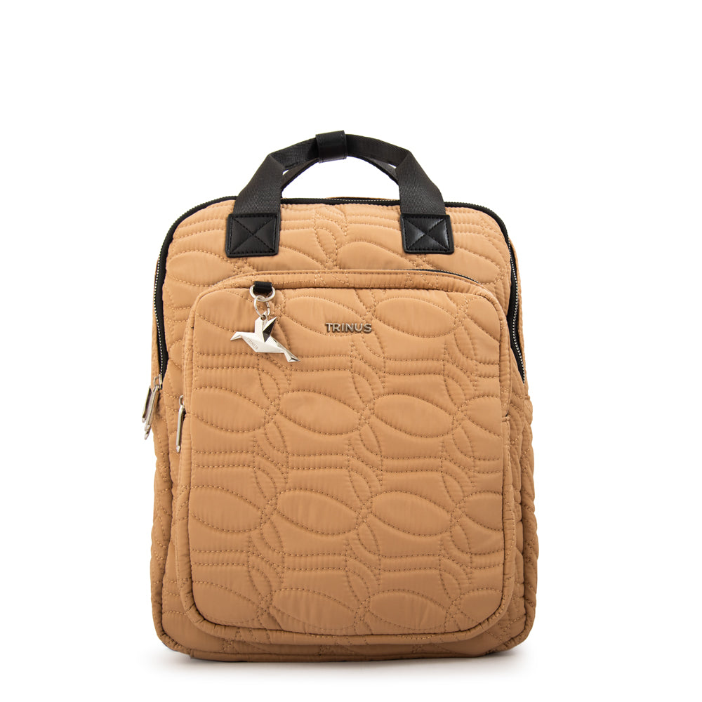 Mochila Porta Laptop Ivanca Beige Oscuro