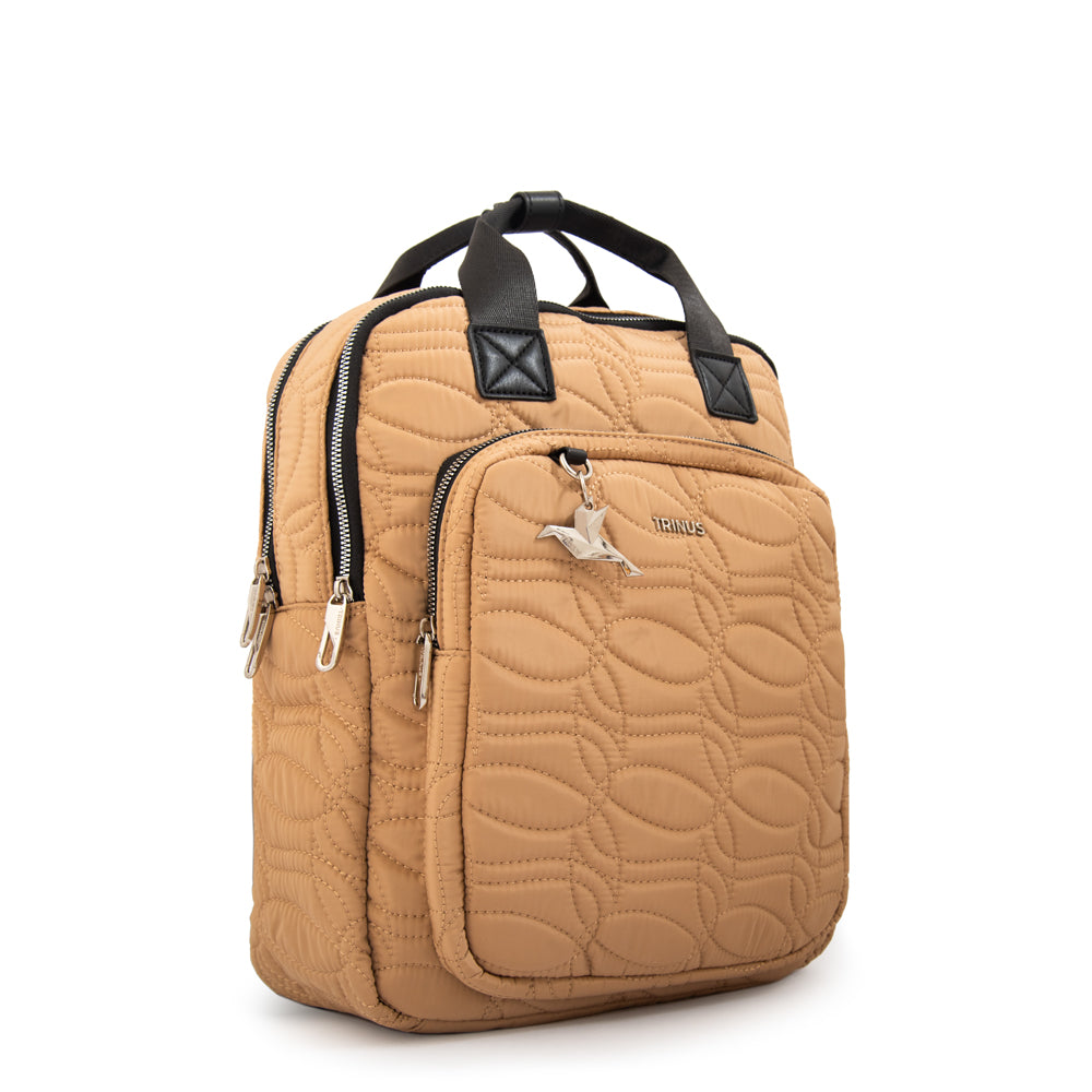Mochila Porta Laptop Ivanca Beige Oscuro
