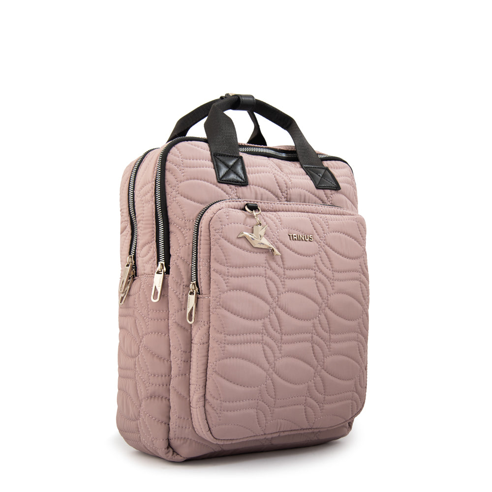 Mochila Porta Laptop Ivanca Rosa Viejo