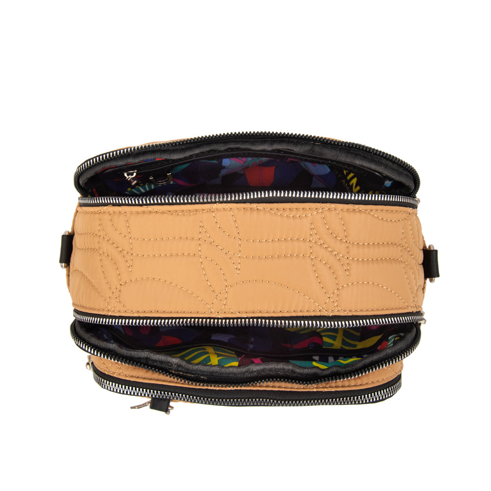 Crossbody Ivanca Beige Oscuro