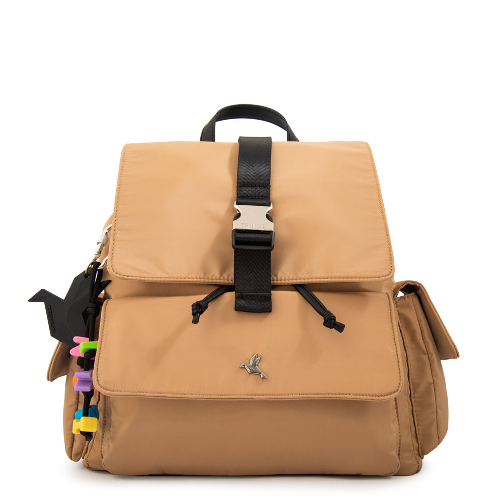 Mochila Melania Beige Oscuro