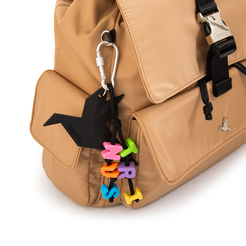 Mochila Melania Beige Oscuro