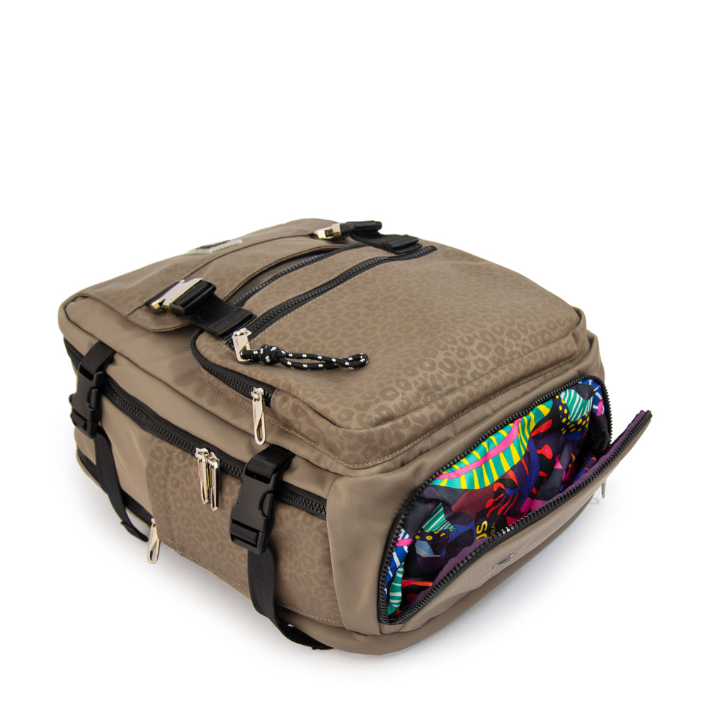 Mochila Viajera College Taupe