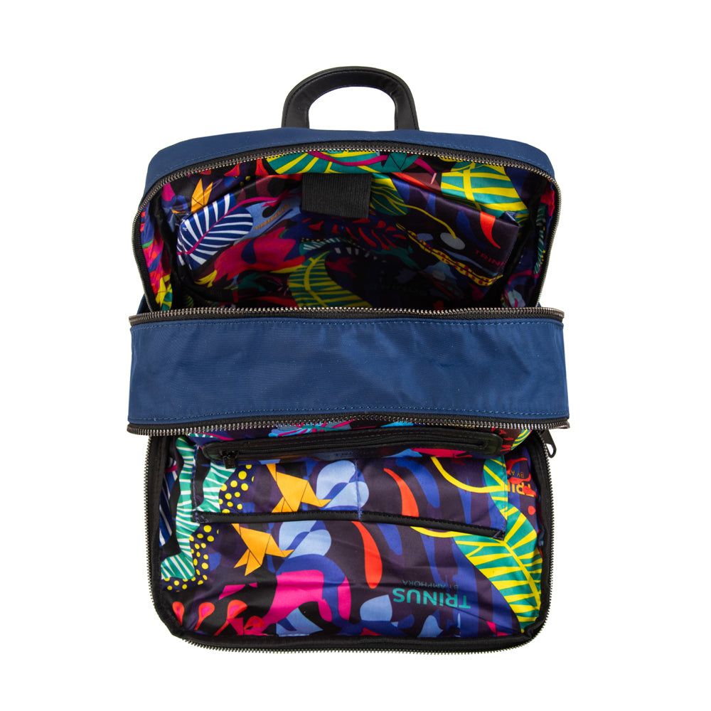 Mochila Porta Laptop College Azul
