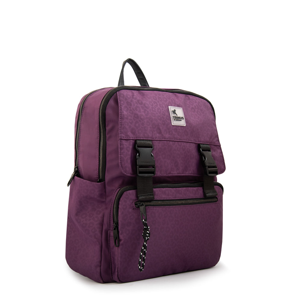 Mochila Porta Laptop College Morado