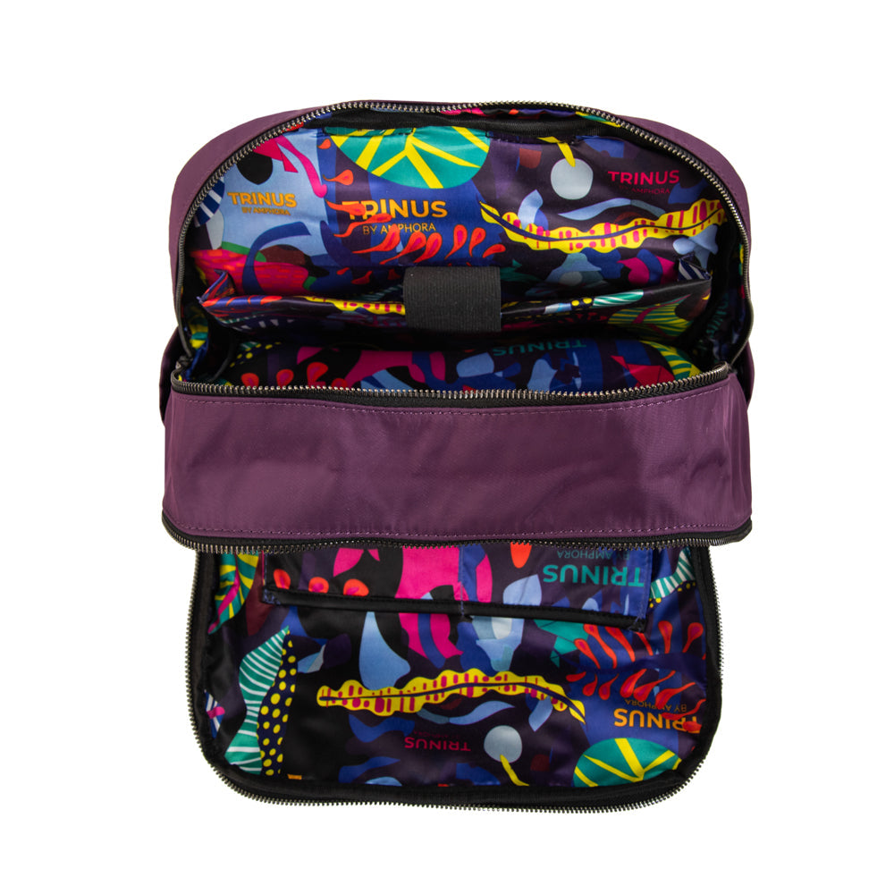 Mochila Porta Laptop College Morado