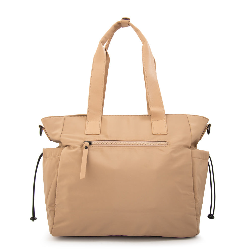 Cartera Dos Asas Zelanda Beige Oscuro