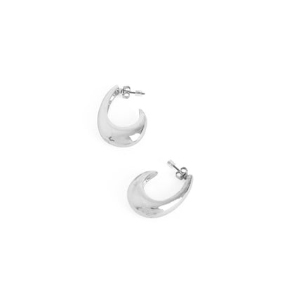 Aretes Argolla D263 Plateado