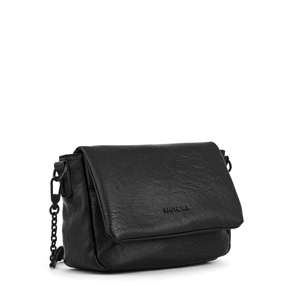 Crossbody Aubry Negro Granulado