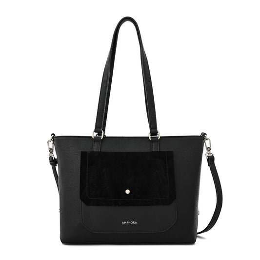 Cartera Dos Asas Becca Negro