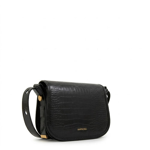 Crossbody Belinda Croco Negro