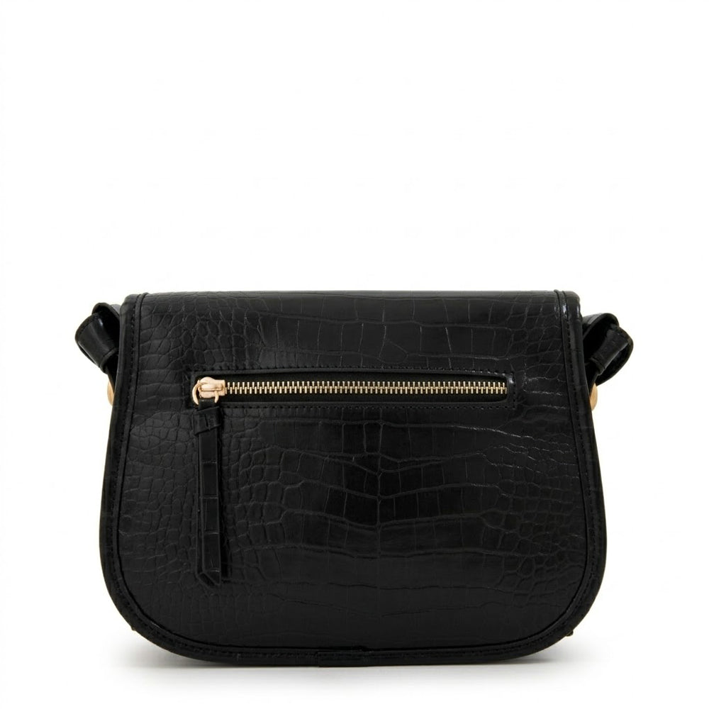 Crossbody Belinda Croco Negro