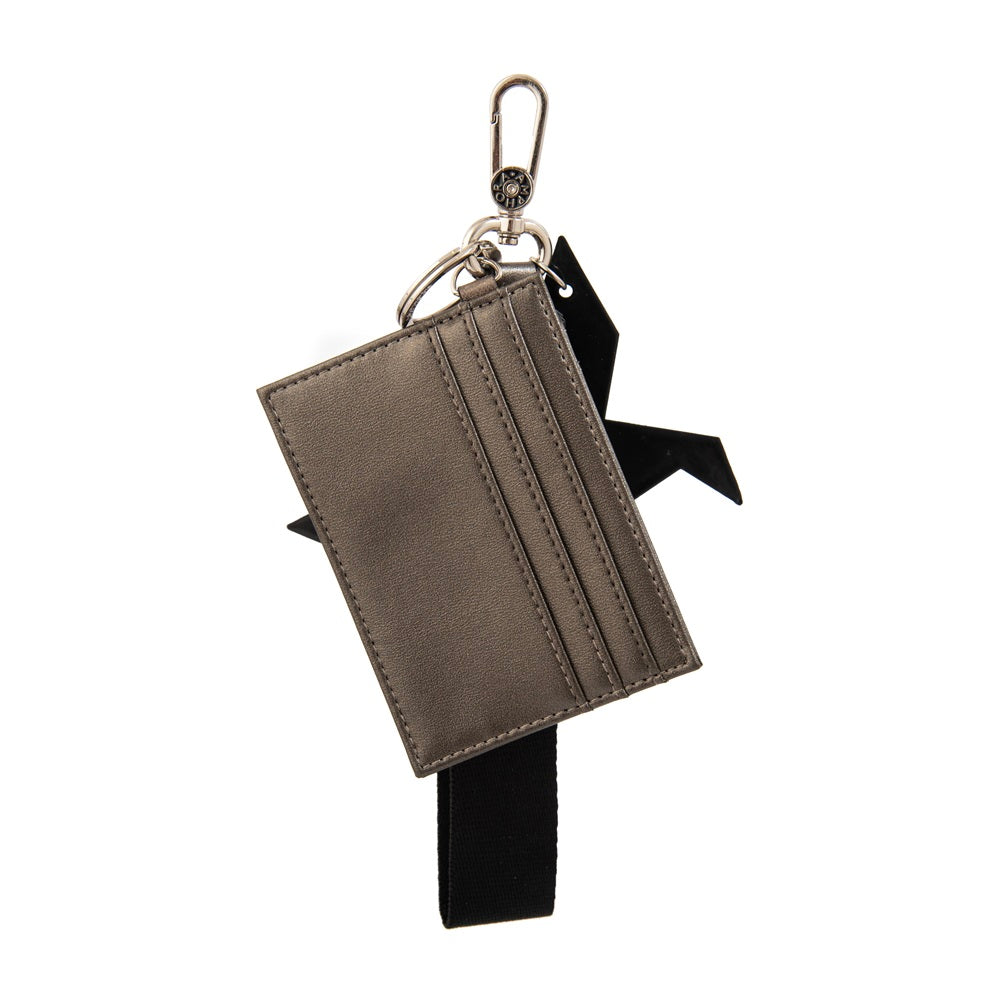 Hanging Tarjetero Berdi Plateado Oscuro