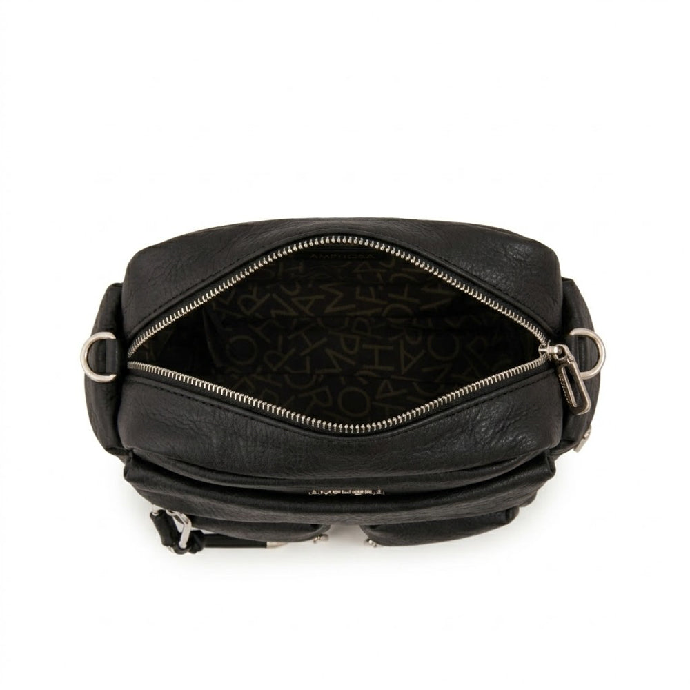 Crossbody Berta Granulado Negro