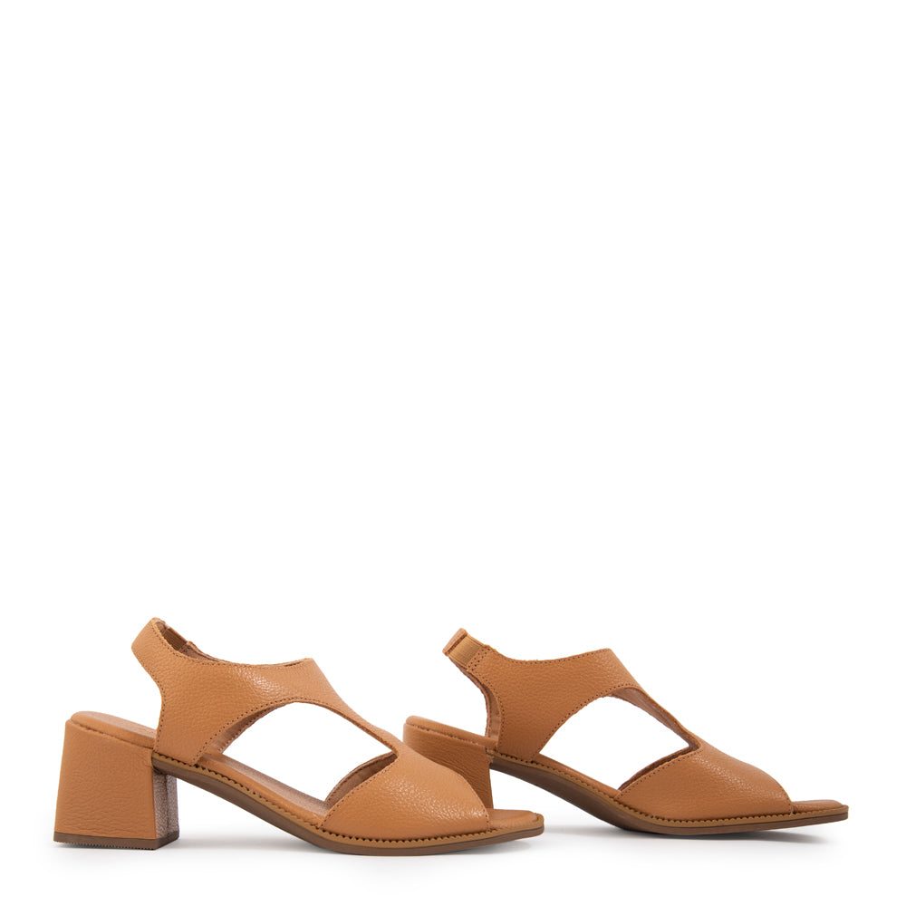 Sandalia Bianca Camel