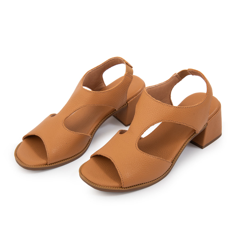 Sandalia Bianca Camel