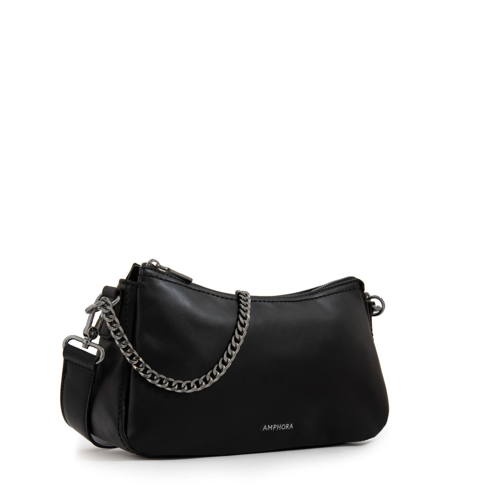 Cartera Oval Bonnie Negro