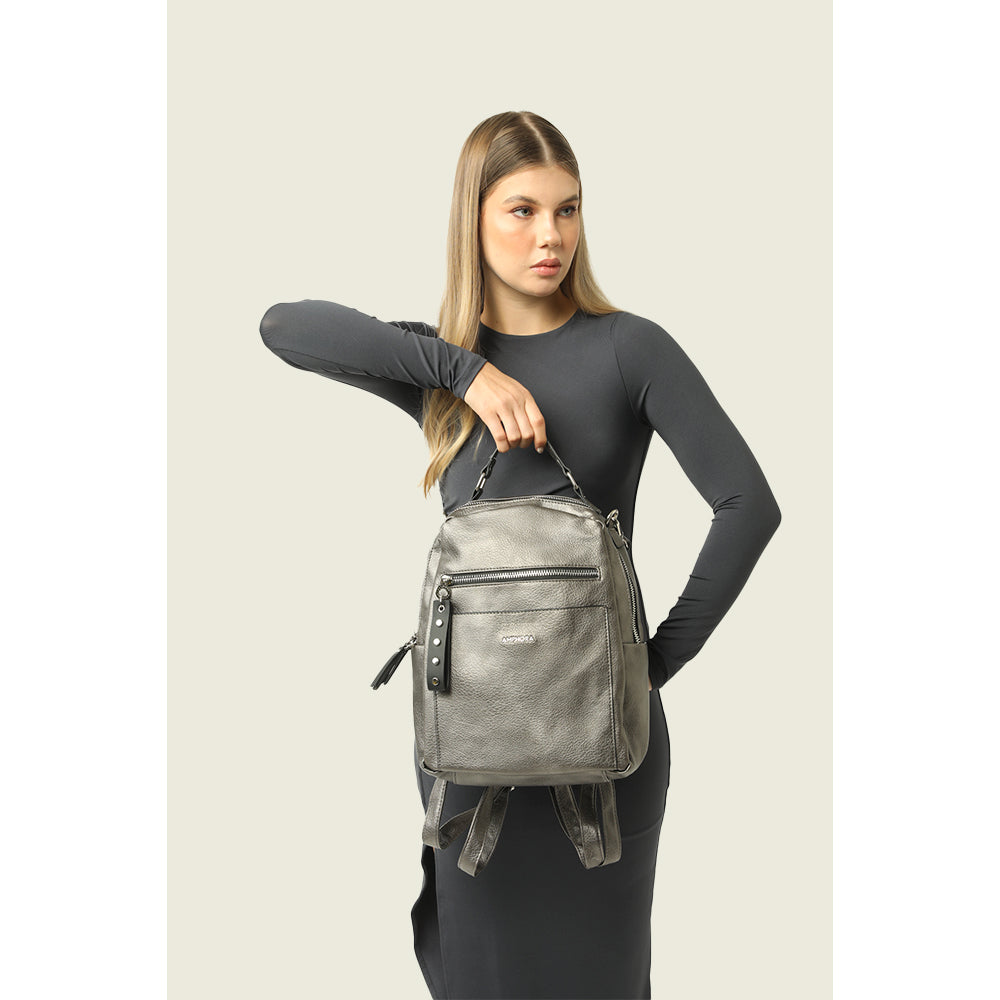 Mochila Carpentier Plateado Oscuro