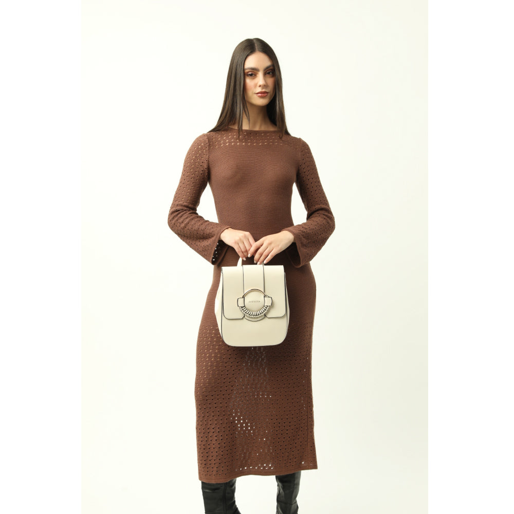 Mochila Cecilia Blanco Crudo