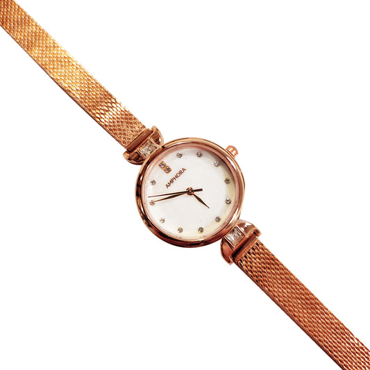 Reloj Cintia Rosado Metálico