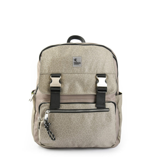 Mochila Porta Laptop College Taupe