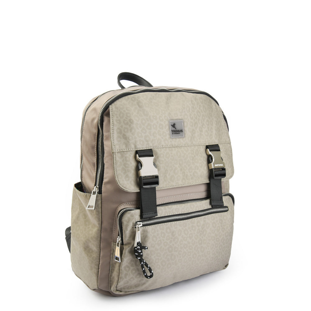 Mochila Porta Laptop 14" College Taupe